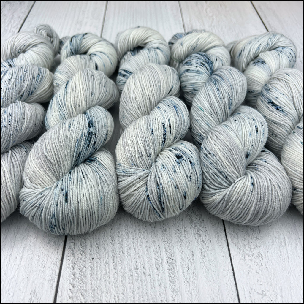 Pakokku Sock - 'Once in a Blue Moon' - Speckle Dyed